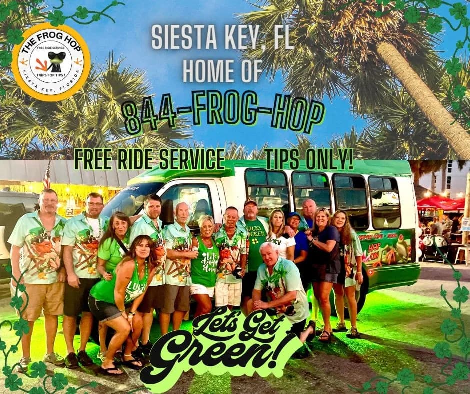 Riders celebrating aboard The Frog Hop